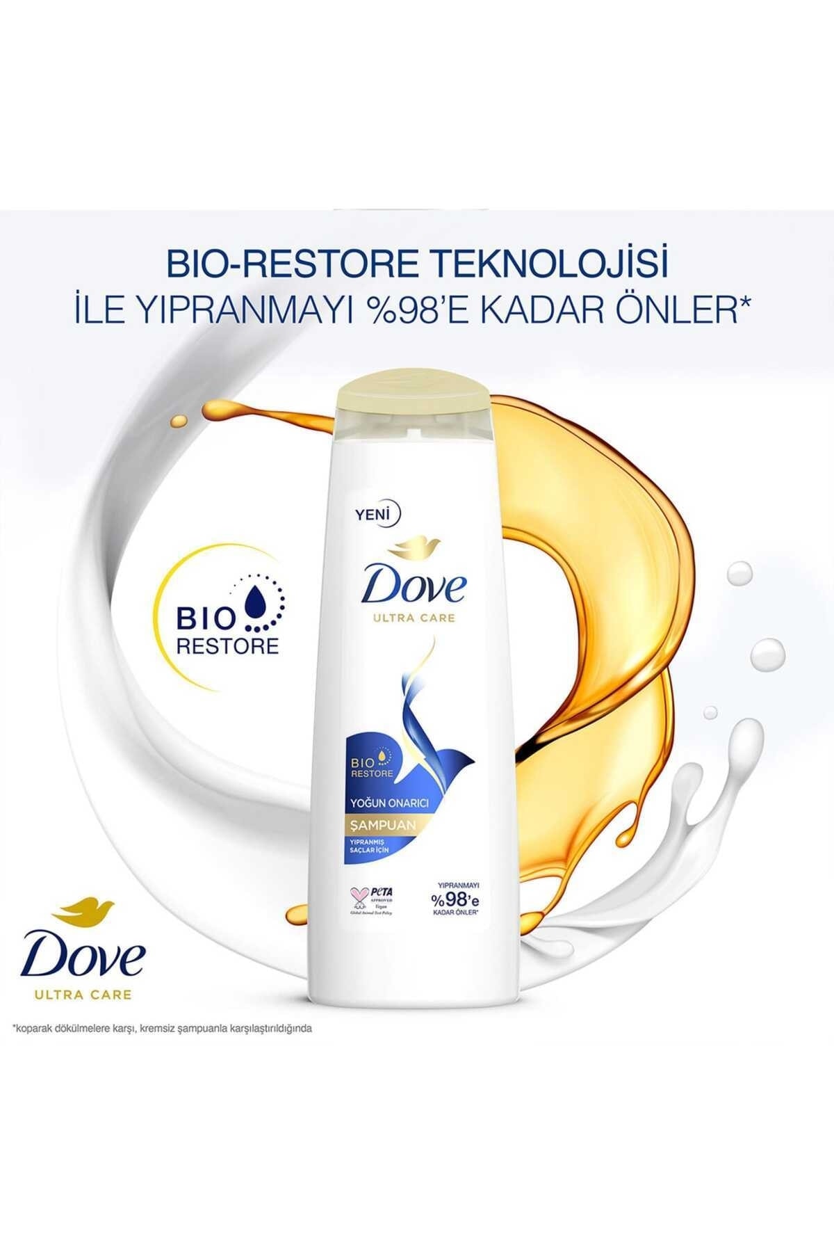 Intensive Repair Shampoo 350 ml 3 Pieces dove intensive repair 350x3