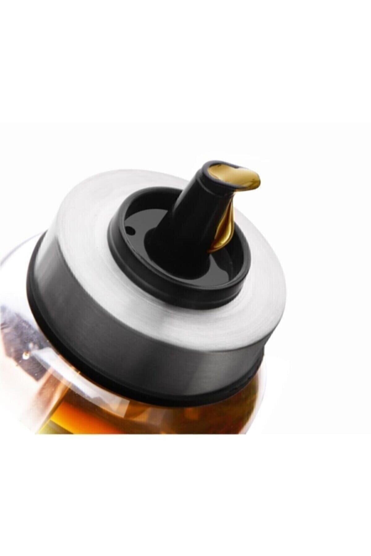 Tabletop Stand with 280 Ml 3 Piece Oil Vinegar Set - For Cafes and Restaurants