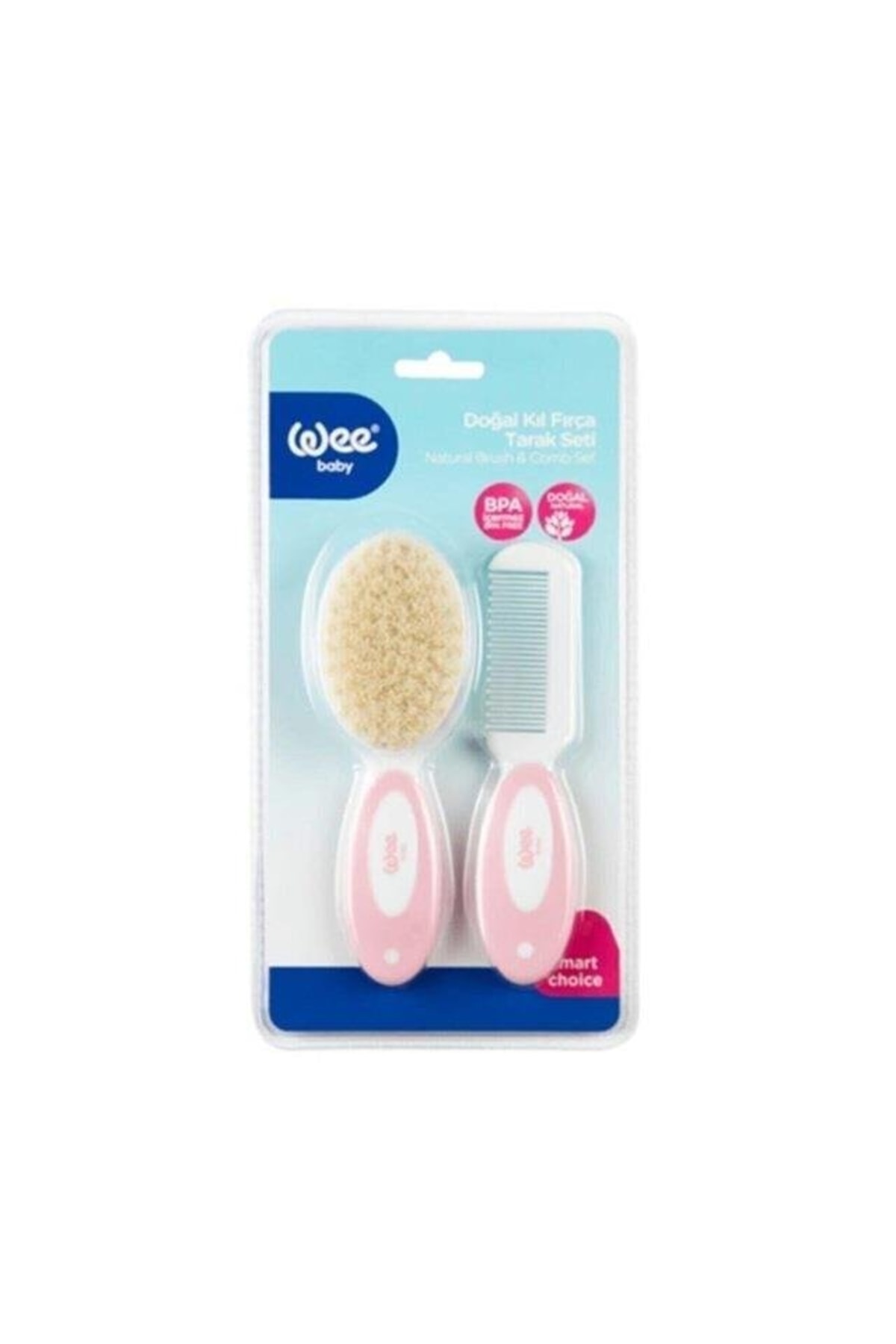 Natural Bristle Brush & Comb Set 999