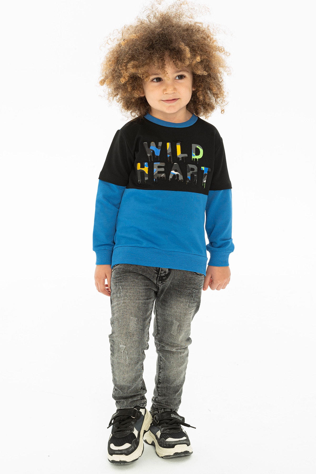 Boy Wild Heart Embroidered Sweatshirt