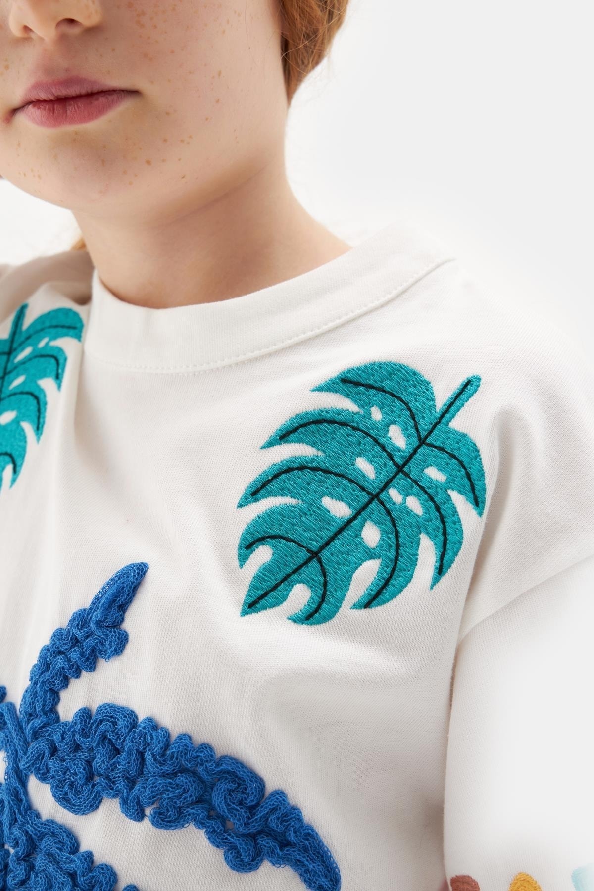 Girl's Patterned Dress 23ss2tj4934