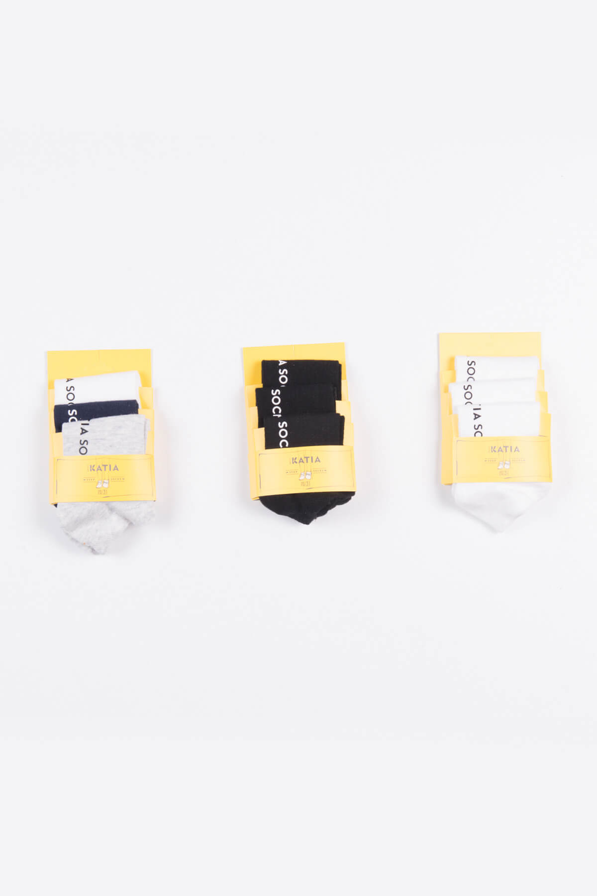 Child White 3-Pack Socks KAT01K00084
