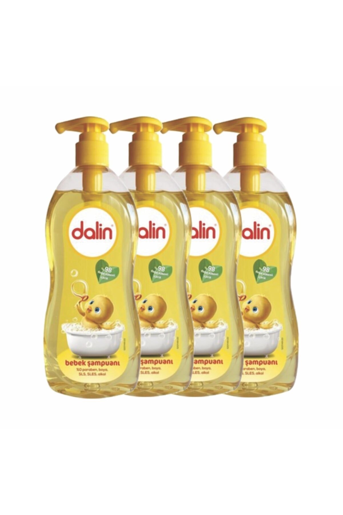 Shampoo Classic 98% Organic Content 4 X 900 ml