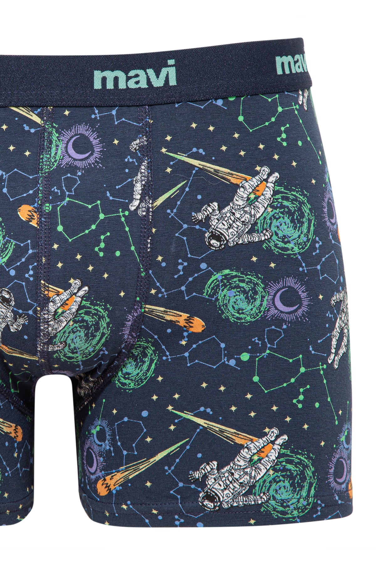 Printed Navy Boxer 0910741-70695