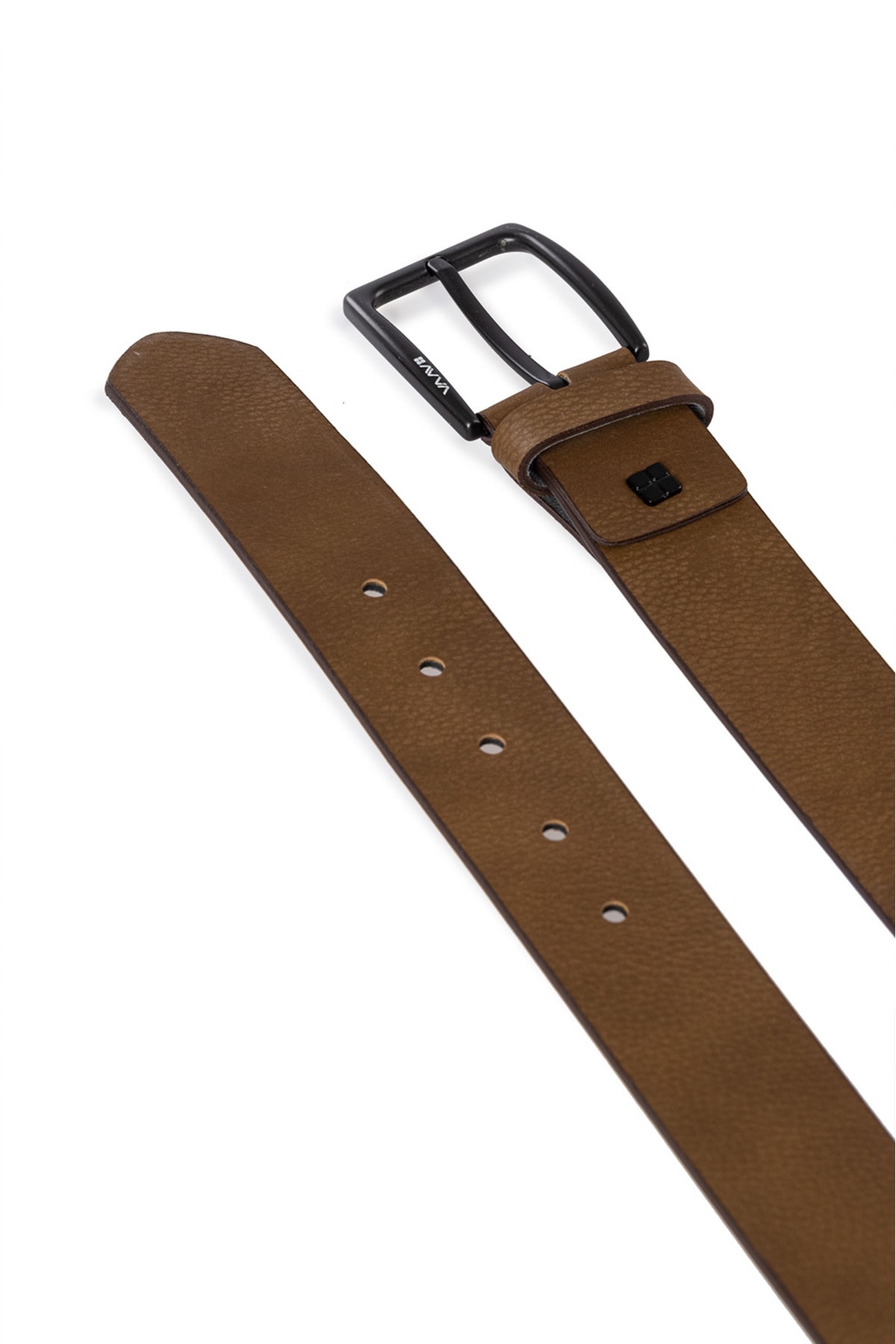 Men's Beige Flat Polyurethane Belt A31Y9323