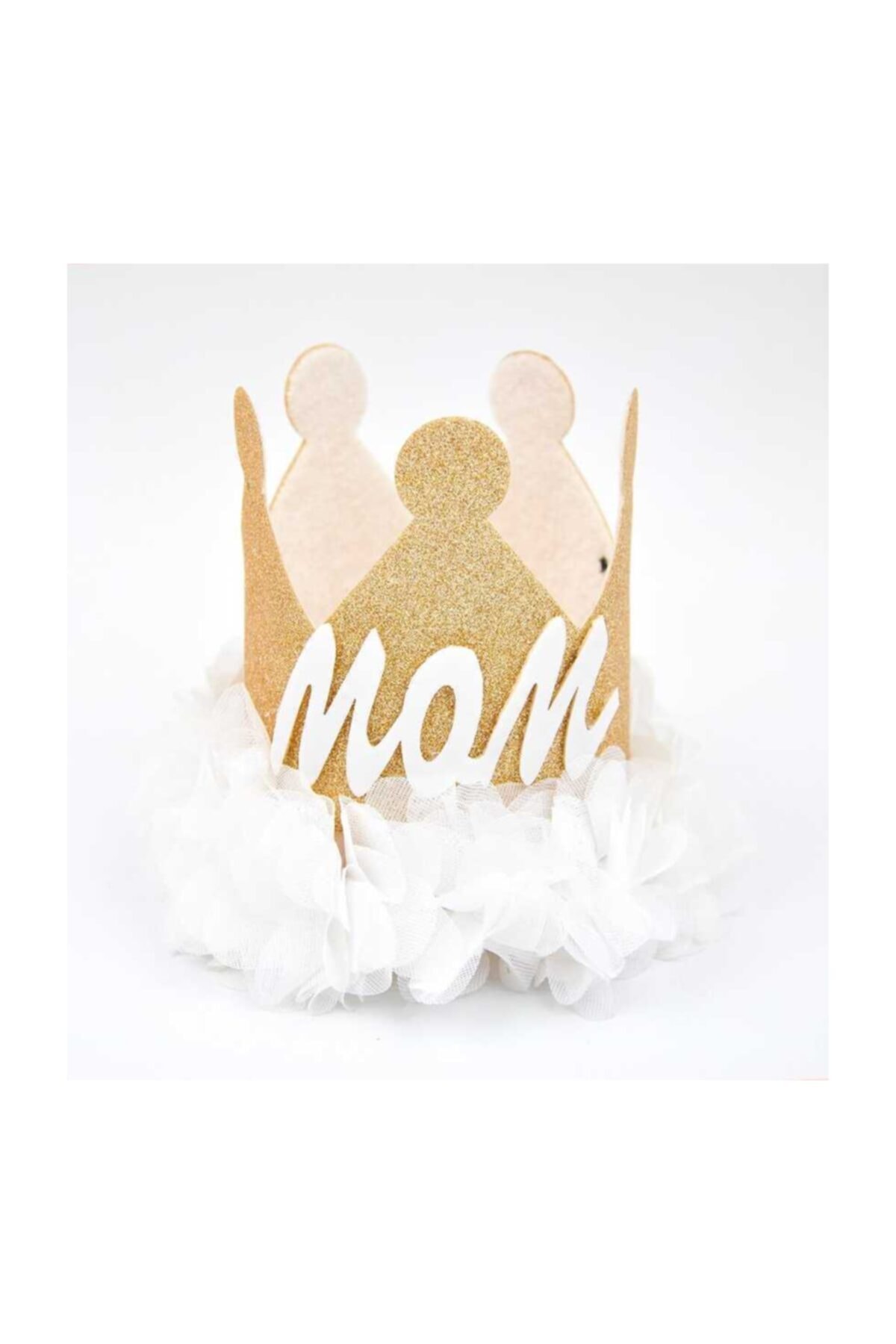 Mom Hair Clip - White