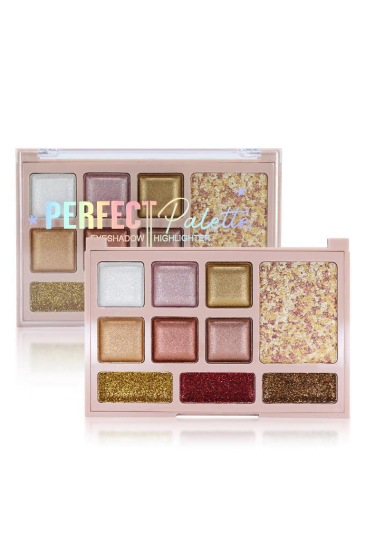 10-piece Perfect Palette Highlighter Illuminator No:1