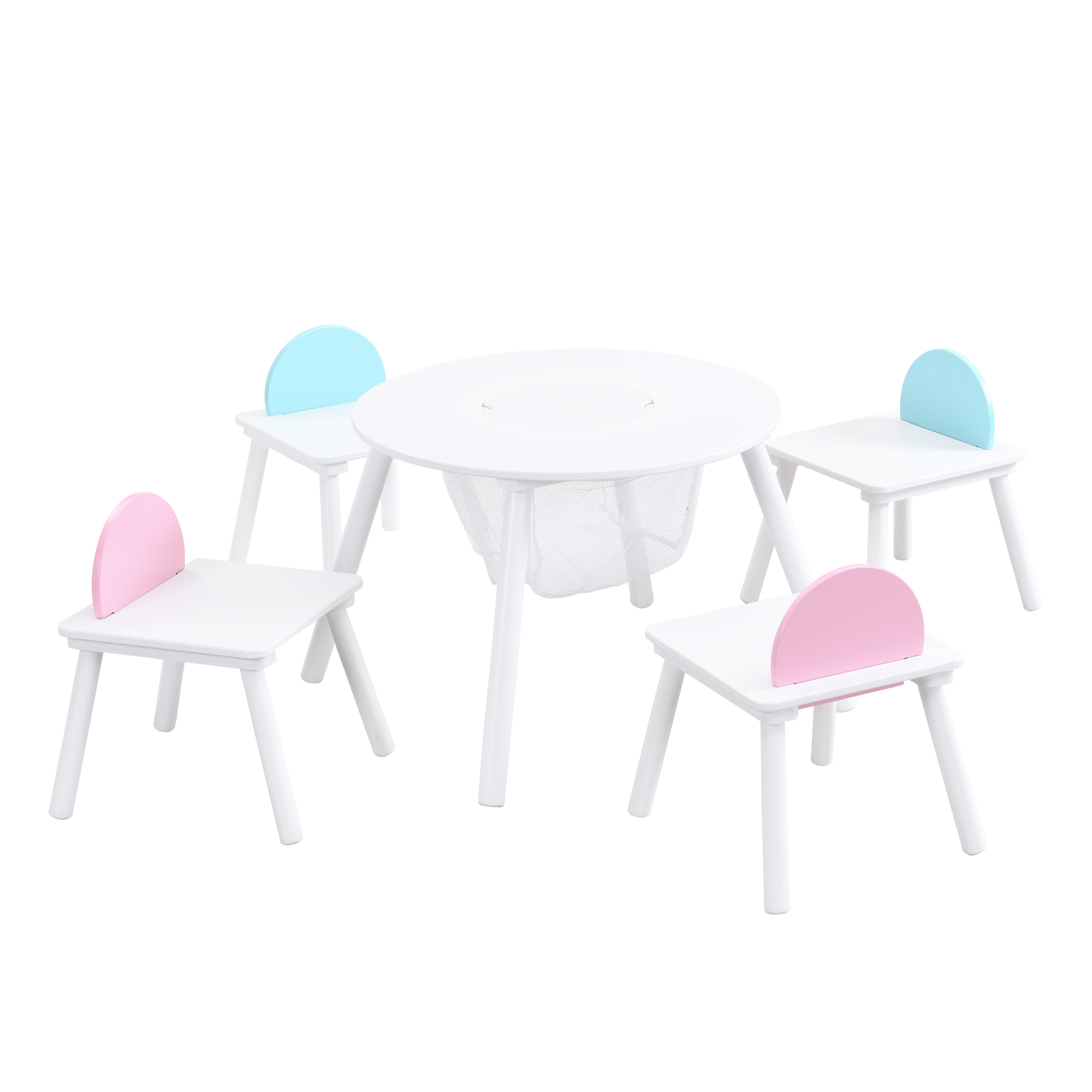 Children's panel table with 4 chairs