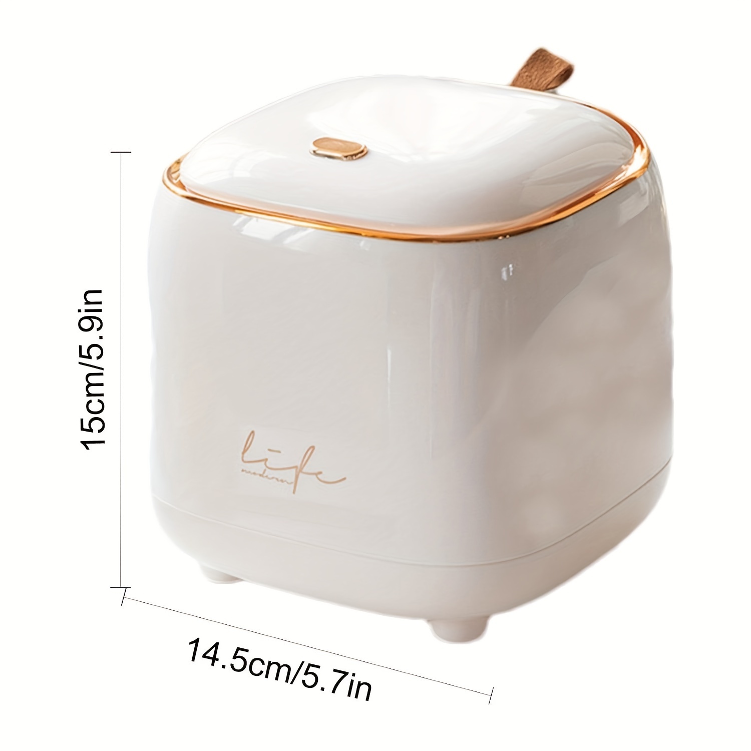 Mini Desktop Trash Can with,Small Garbage Can for Countertop,Dressing Table