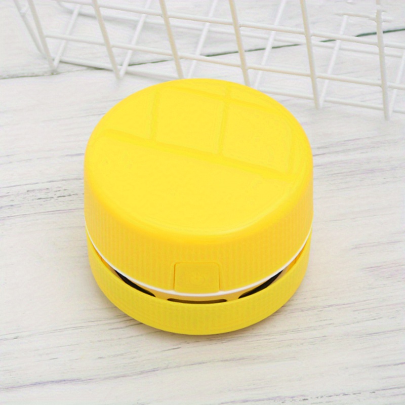 Compact & Portable Vacuum Cleaner: Perfect for Home, Office, and Car Use!-Light Blue