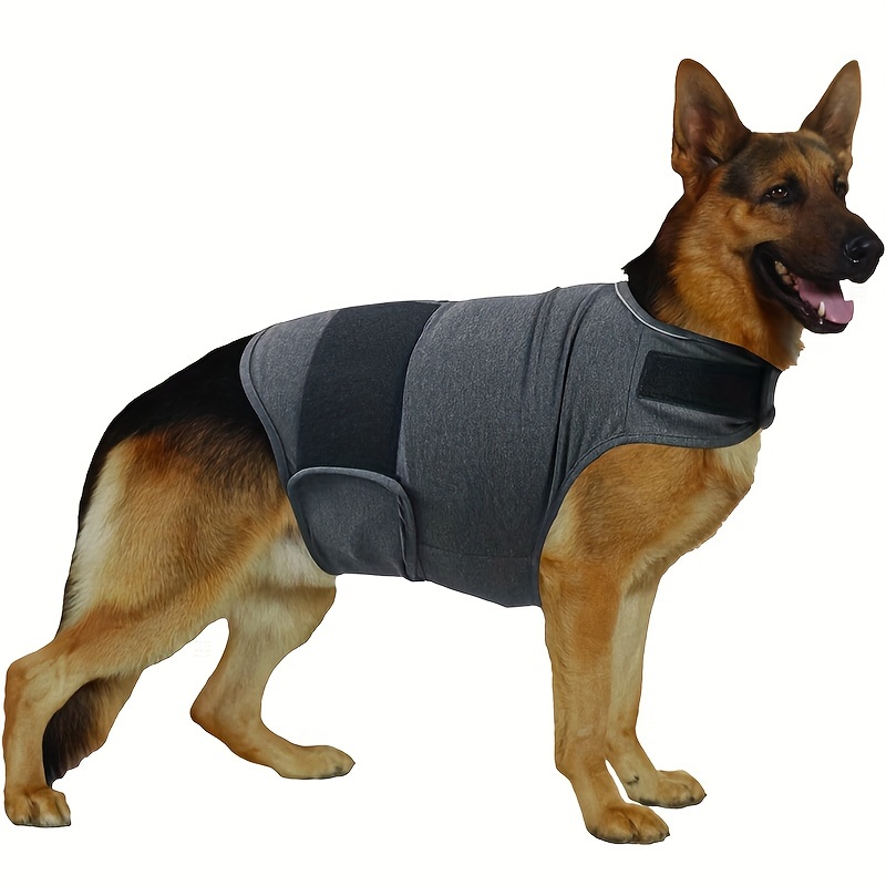 Dog Comfort Coat, Breathable Soothing Jacket, Machine Washable Dog Coat